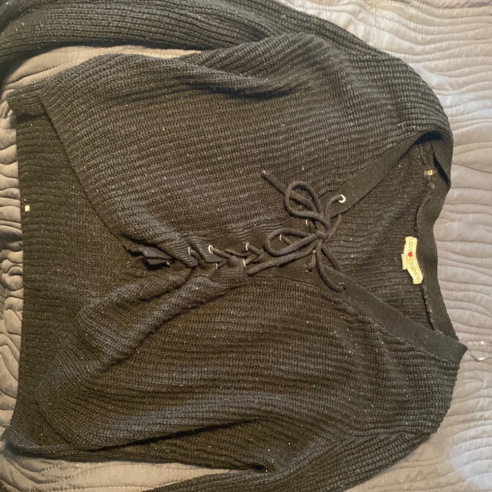 Black sweater very much used loved it but have to let it go